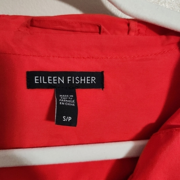 Eileen Fisher Red Anorak Jacket - Picture 4 of 11